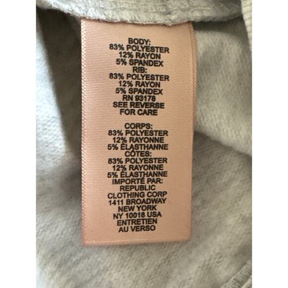 Philosophy‎ Merry Crew Neck Pullover Sweatshirt Gray Women's Small NWT - Picture 4 of 6